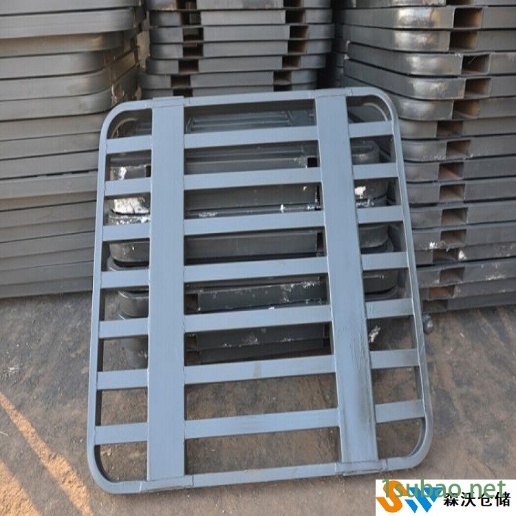 SW-GTP-23 森沃仓储 圆角重型叉车托盘 双面金属铁托盘图2