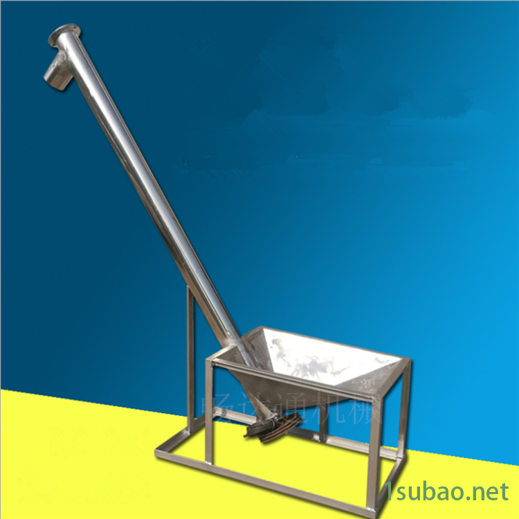 螺杆提升机 全自动塑料颗粒粉末提升机 畅达通不锈钢螺旋输送机图2