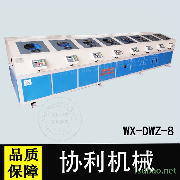 不锈钢圆管抛光机 圆管抛光表面处理设备 金属铁管除锈机 协利图2