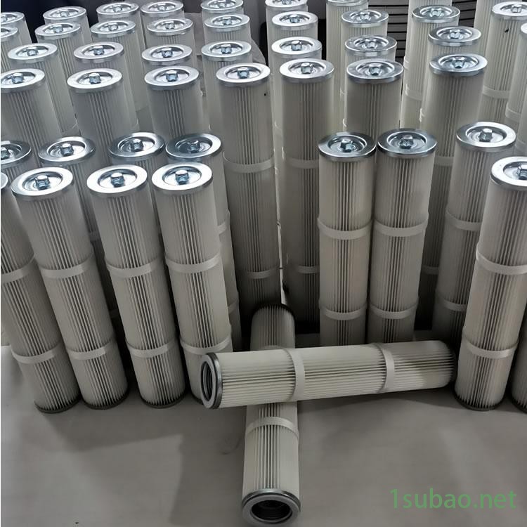 供应集尘机烟尘粉尘滤筒 六螺杆工业除尘滤芯百凡滤清器图2