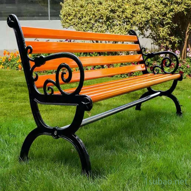 宣城金属铁艺靠背座椅 公园椅供应 桌椅组合厂家报价图4