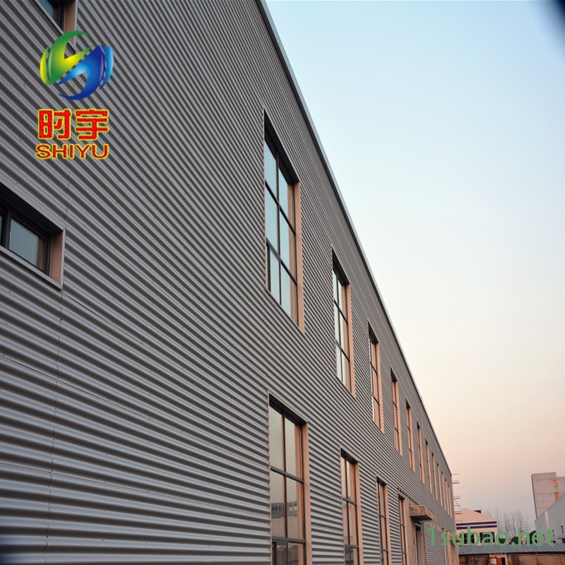 厂房墙面翻新 0.8mm铝镁锰波纹板 836金属墙面弯弧瓦楞板图2