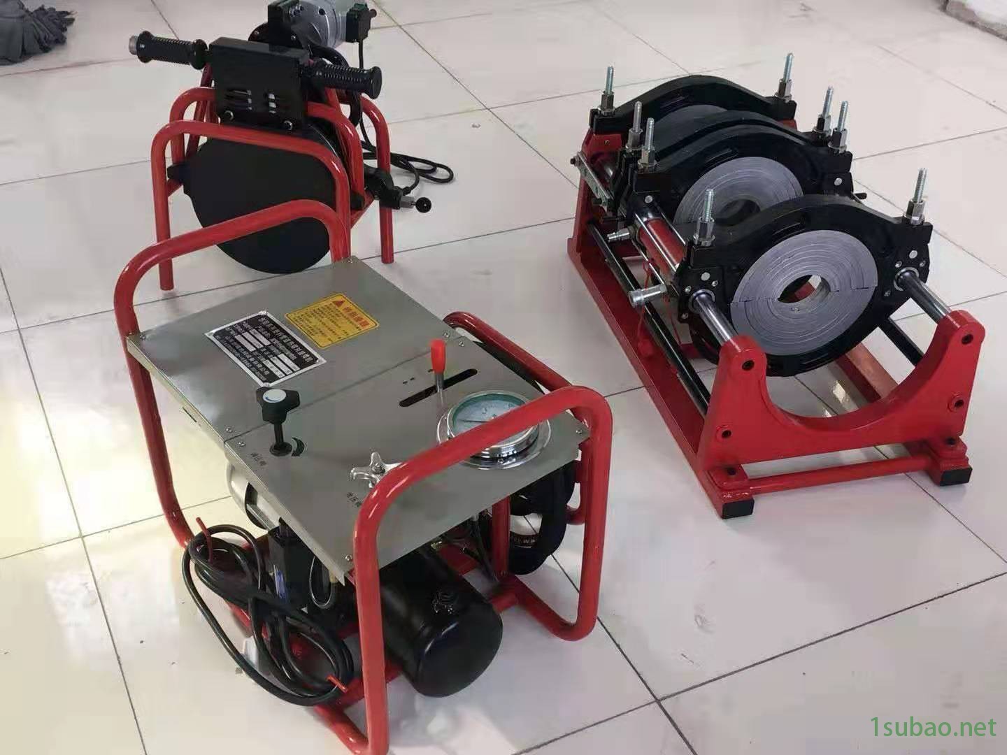 PE500液压对接机  螺杆200四组热熔机 电熔管件焊机 山东创铭图2