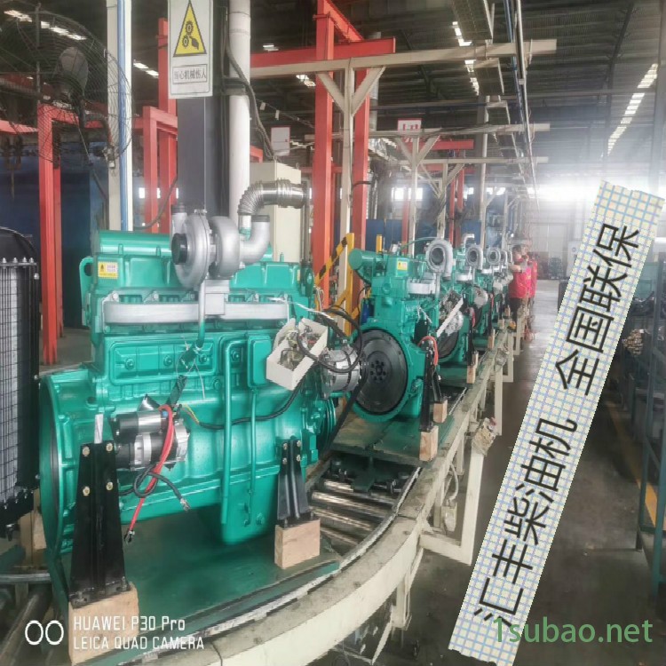 潍柴4105柴油机85马力62KW柴油机 螺杆钻机R4105ZP柴油发动机带离合器皮带轮图2