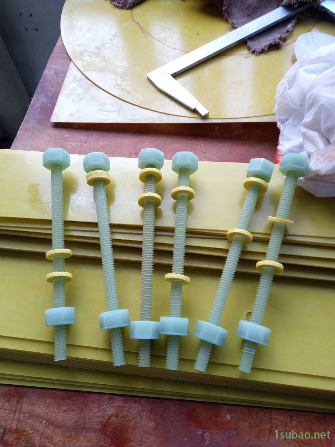 厂家货源 环氧树脂玻璃丝绝缘螺栓螺杆螺帽 双头绝缘螺栓 强度高 可图纸加工图2