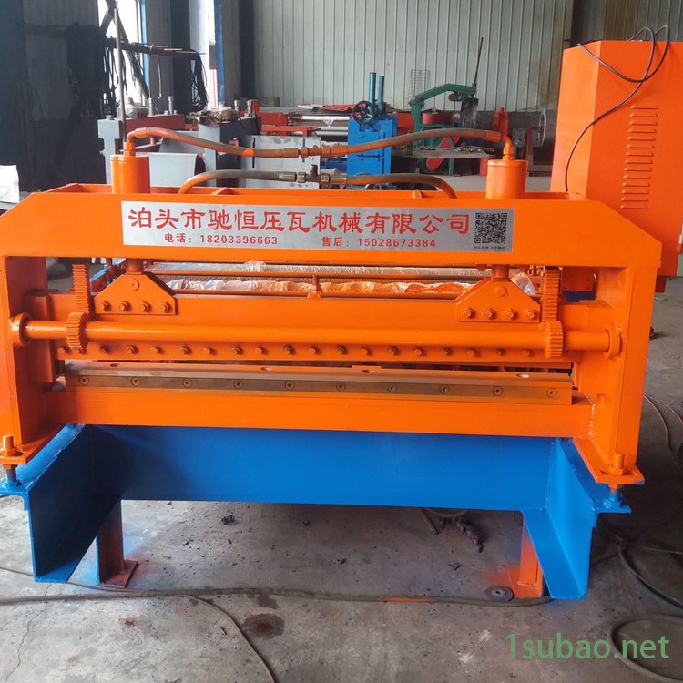 驰恒机械供应 液压全自动分条校平机 1.3米金属卷板开平机 钢板整平机图2