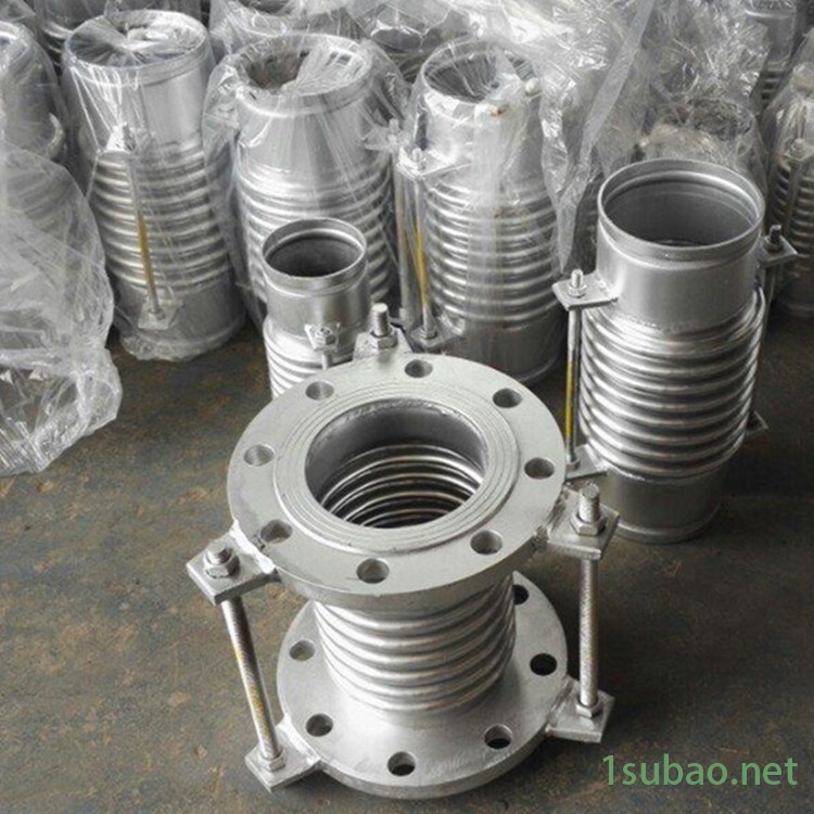 鑫佳供应 法兰式金属伸缩节 沟槽式不锈钢波纹补偿器 减震轴向波纹管补偿器图2