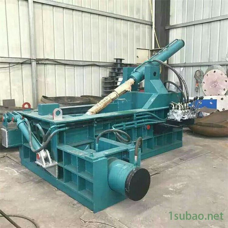 金属边角料打包压块机 铁皮压块机 邦耀1000废铝打包机图2