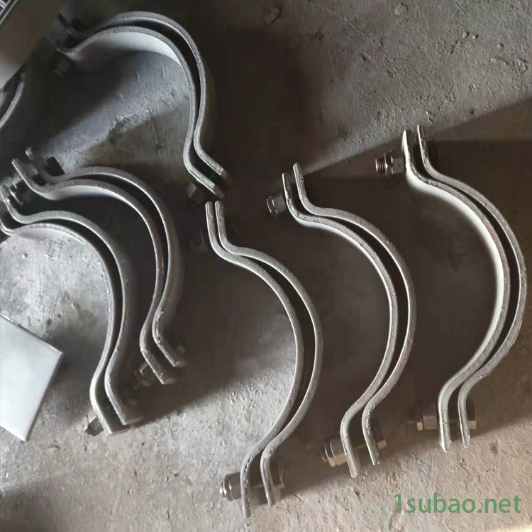 致恒厂家定制 103C形螺杆管夹 A14四螺栓管夹(保冷管用) 欢迎来电咨询图3