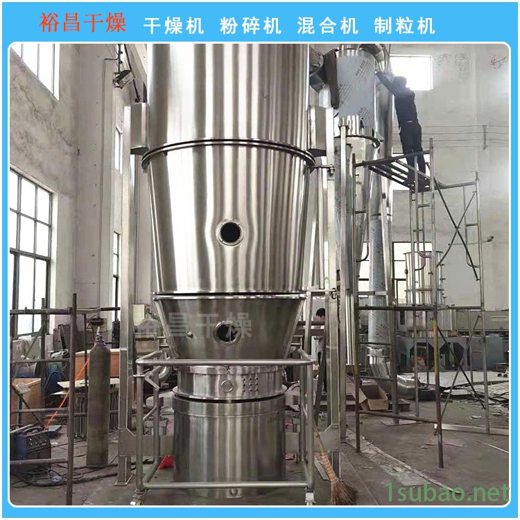 制粒包衣机 FL沸腾制粒机 多功能制粒抛丸机 湿法摇摆制粒机 螺杆造粒机 裕昌干燥图2