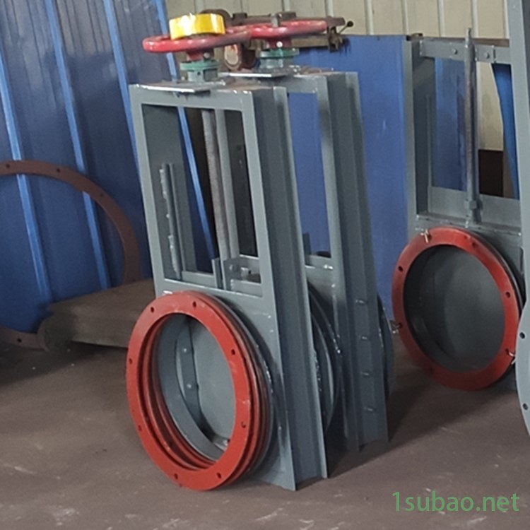 除尘器用方形手动挡料阀 手动螺杆料仓卸灰插板阀400x400 污水雨水手动插板阀门图2