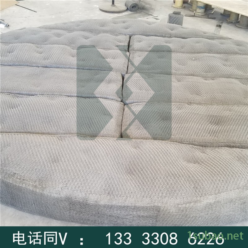厂家定制不锈钢除沫器网垫 金属除雾器网块 304/316气雾分离层图2