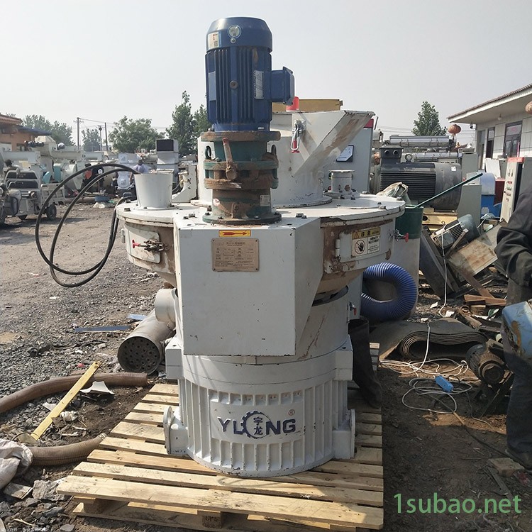 二手生物质颗粒机出售 螺杆出料捏合机 环模生物质颗粒机 豪天 供应图4