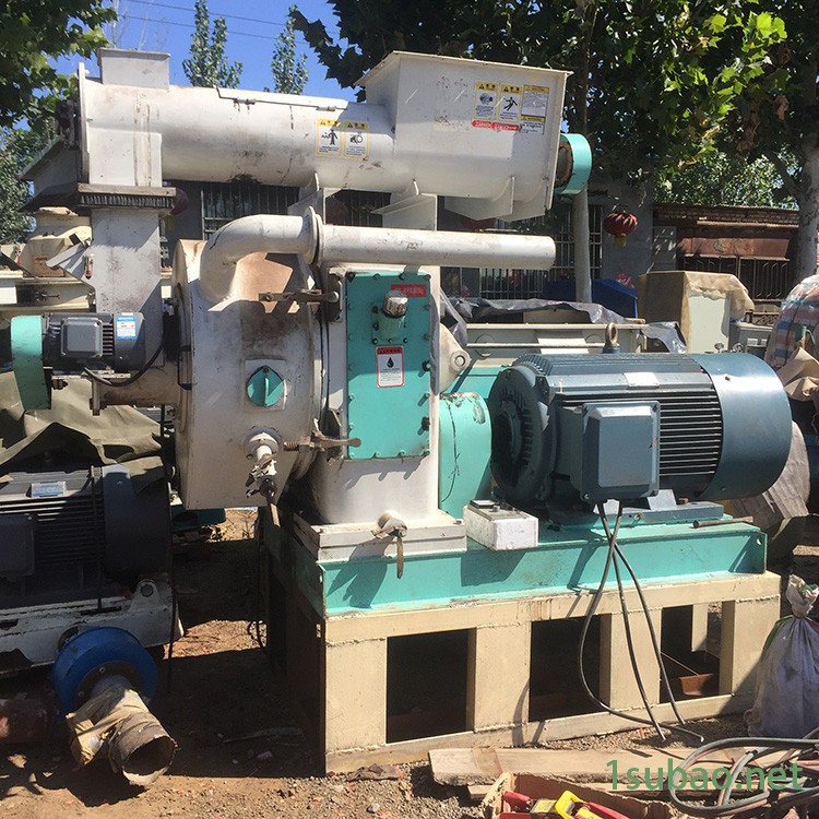 二手生物质颗粒机出售 螺杆出料捏合机 环模生物质颗粒机 豪天 供应图3