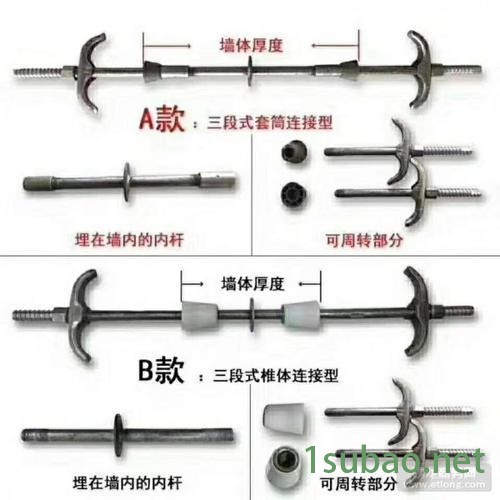 止水螺杆 螺杆价格  通丝螺杆 国标拉丝 八创建材  可定制 量大优惠