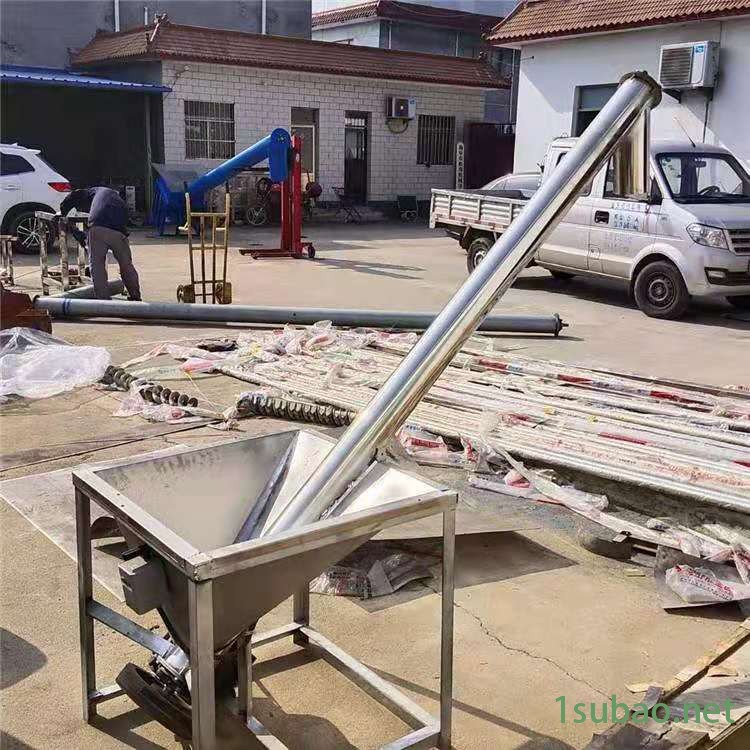 定制绞龙输送机 全自动螺杆输送上料机 不锈钢螺旋输送提升机图片图2