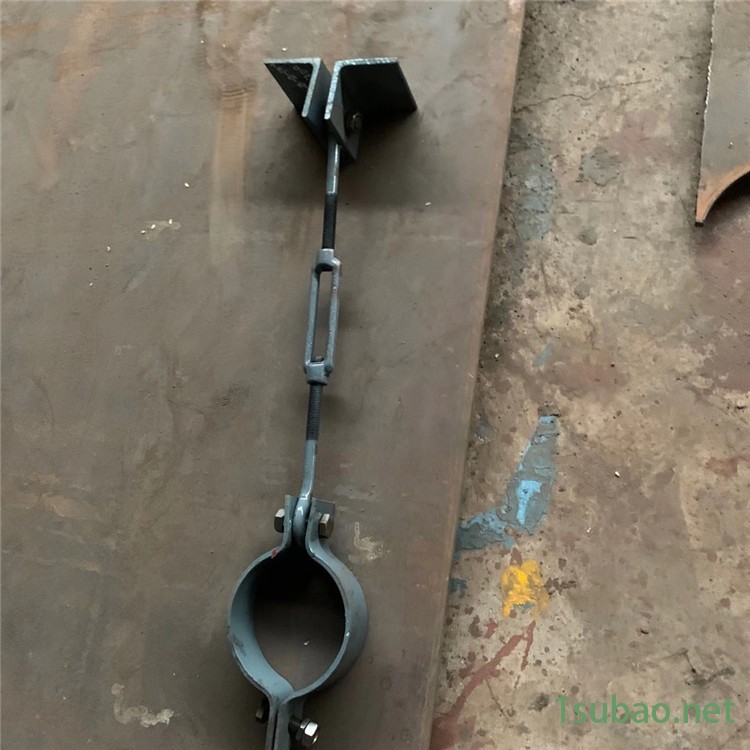 玖众生产 焊接固定支座 T型管道支架 双头螺杆 循环水管支座图5