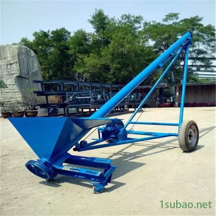 不锈钢化肥提升机 螺杆大管径上料机 斗式垂直污泥输送机舜工生产图2