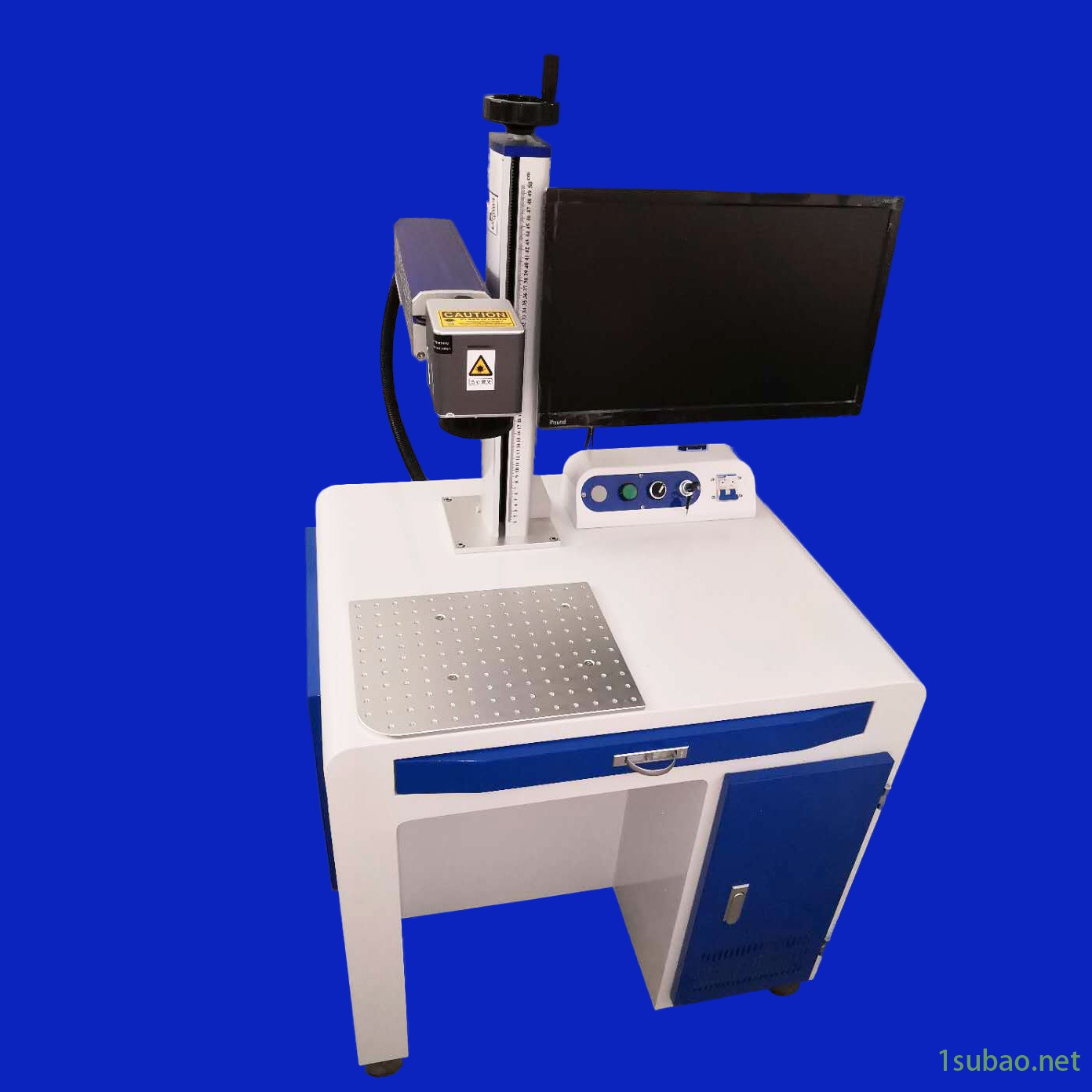 济南厂家供货 台式激光打标机,金属非金属物品标刻数字图标二维码,操作简单实用图2