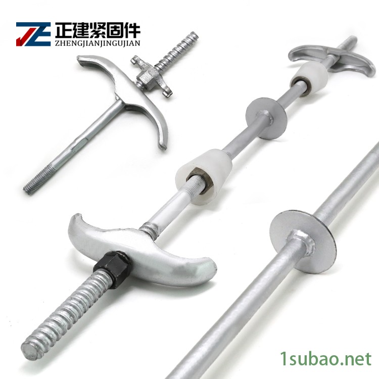 加工双头细丝螺杆 现货穿墙对拉螺杆 三段止水螺杆厂家报价 厂家直供图2