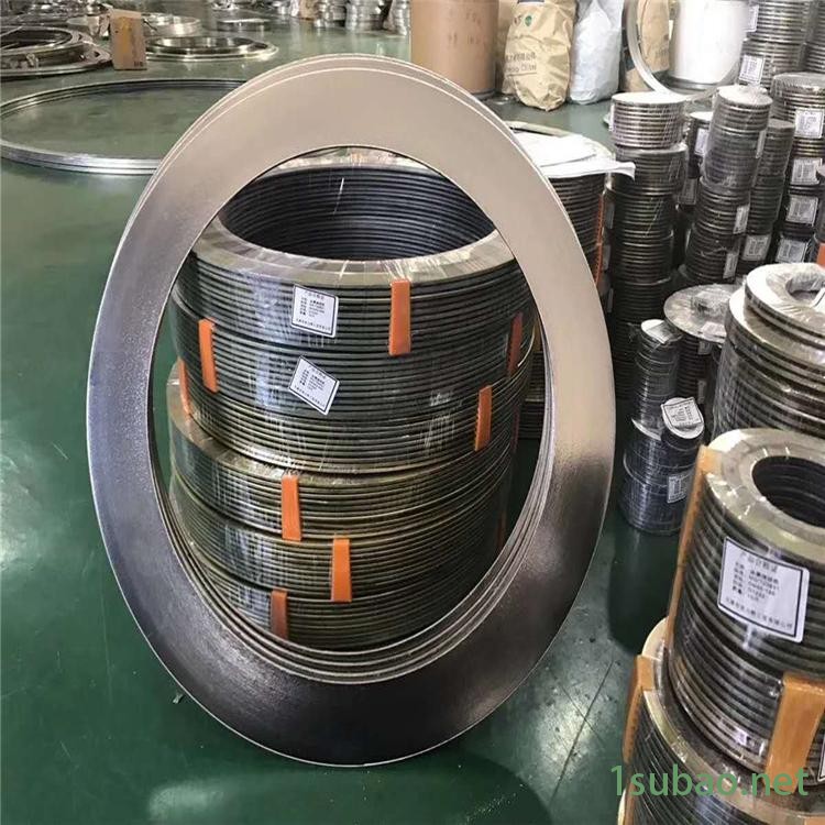 腾宇厂家热销金属缠绕垫片 金属波齿复合垫片 304内外加强D2222金属石墨缠绕垫片厂家图2