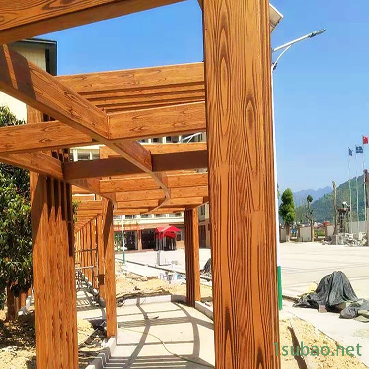 铝板木纹漆 航创金属木纹漆 水性木纹漆 厂家批发 可上门施工图2