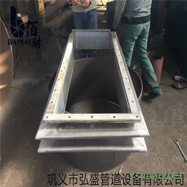 佰耐 HSBW 直销烟风管道矩形方形金属波纹补偿器  烟道不锈钢波纹膨胀节图4