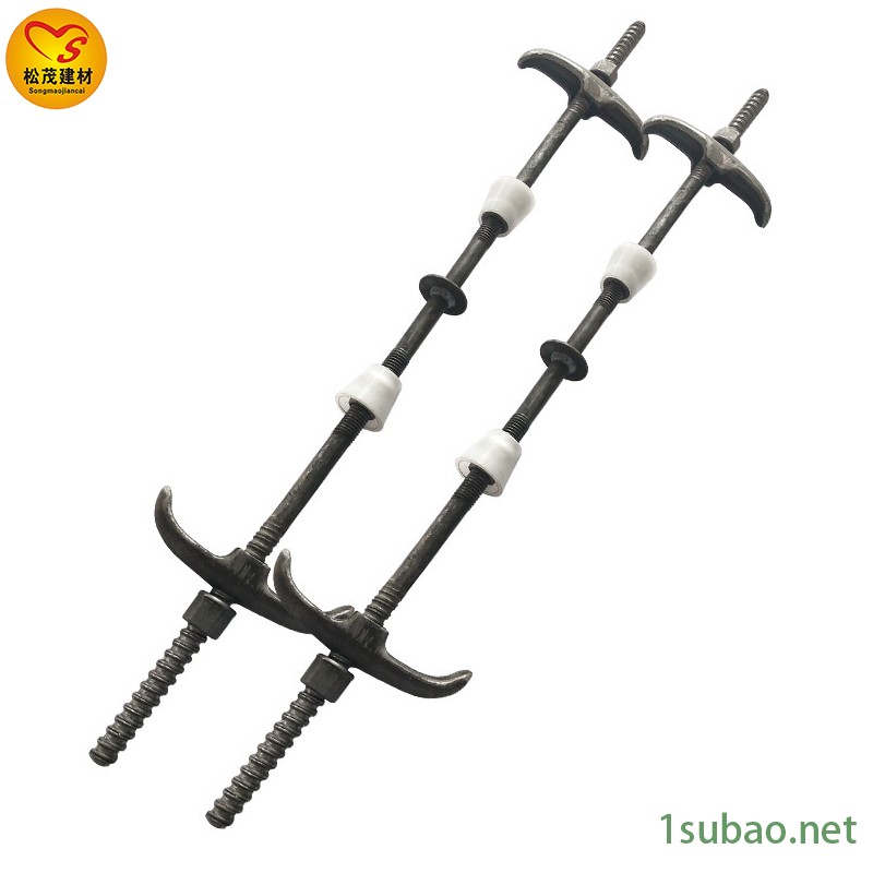 新型止水对拉螺杆 三接止水螺杆武汉厂家 铝膜三段式螺杆 松茂建材图2