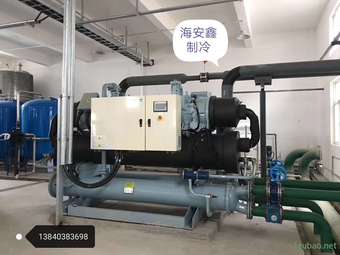 螺杆冷水机组 螺杆式冷冻机厂 100kw-3000kw制冷量  辽宁海安鑫厂家直销图2