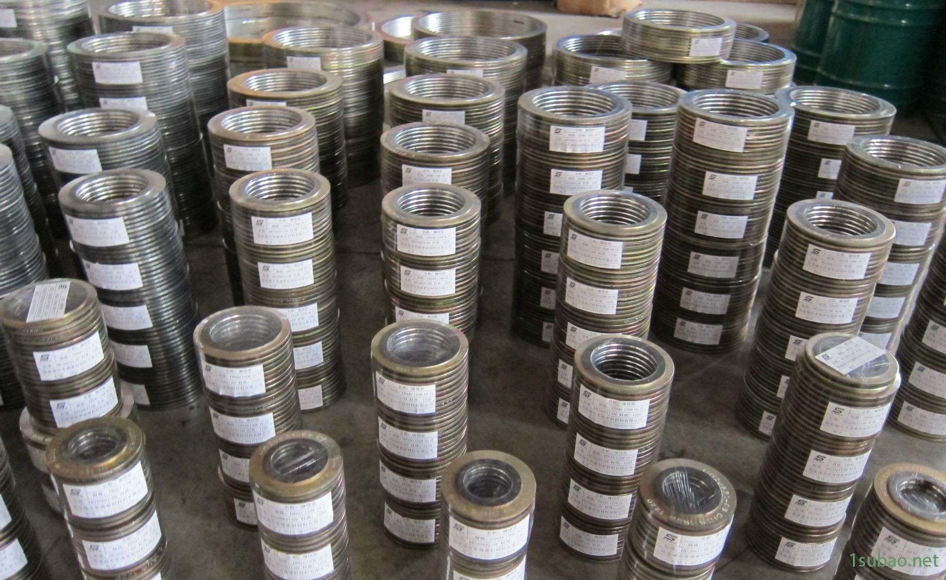 不锈钢带内外环304金属缠绕垫片 加筋基本型DN1000金属石墨缠绕垫片 四氟金属缠绕垫片生产厂家图2