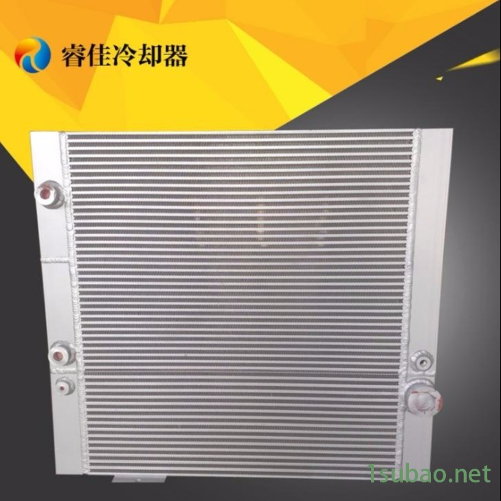 睿佳RUIJIA 空压机油冷却器 螺杆空压机冷却器75HP冷凝器天水图2