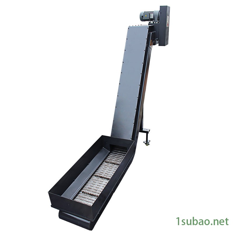 数控机床  提升输送机   铁料链板排屑机 复合刮板式排屑机  金属排屑机图2