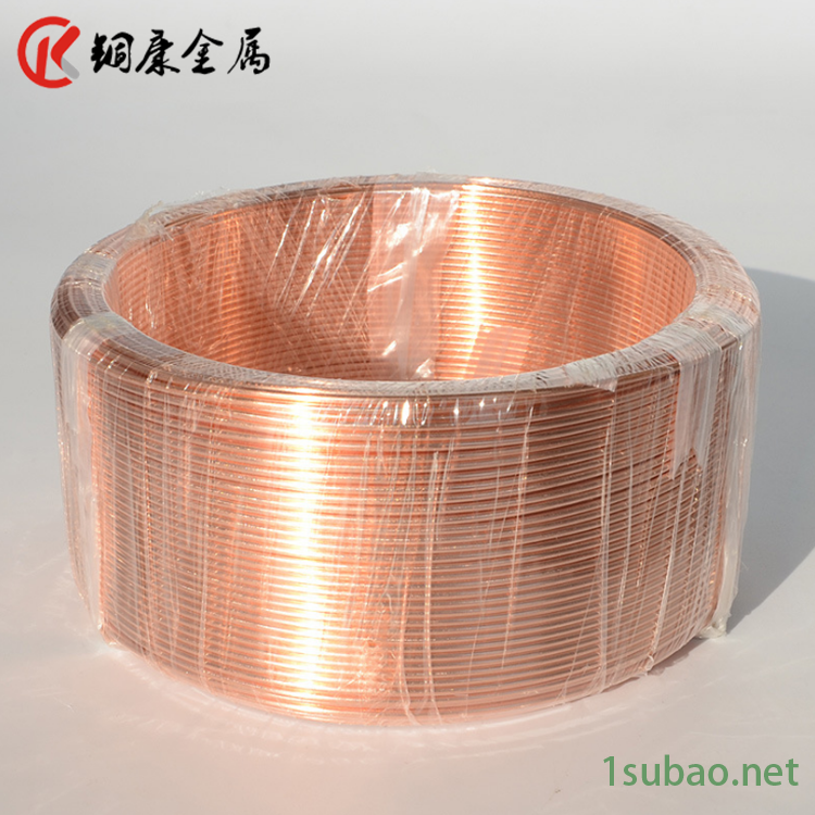 国标T2紫铜管紫铜盘管 C1100环保空调紫铜盘管 TU2直条紫铜管 锢康金属图2