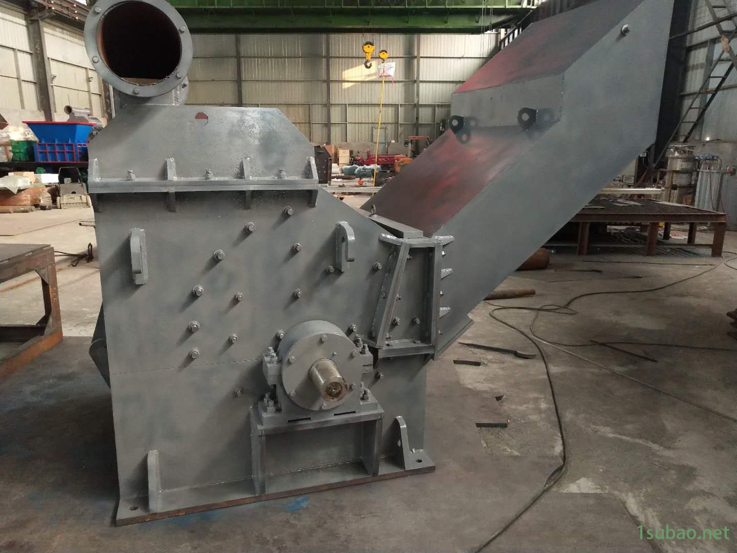 现货供应金属彩钢瓦破碎机 1000型机油滤芯破碎机 大铁桶破碎团球机诺德机械图2