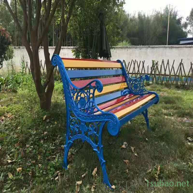 金华公园石凳 金属铁艺靠背座椅生产厂家 户外桌椅组合批发图3