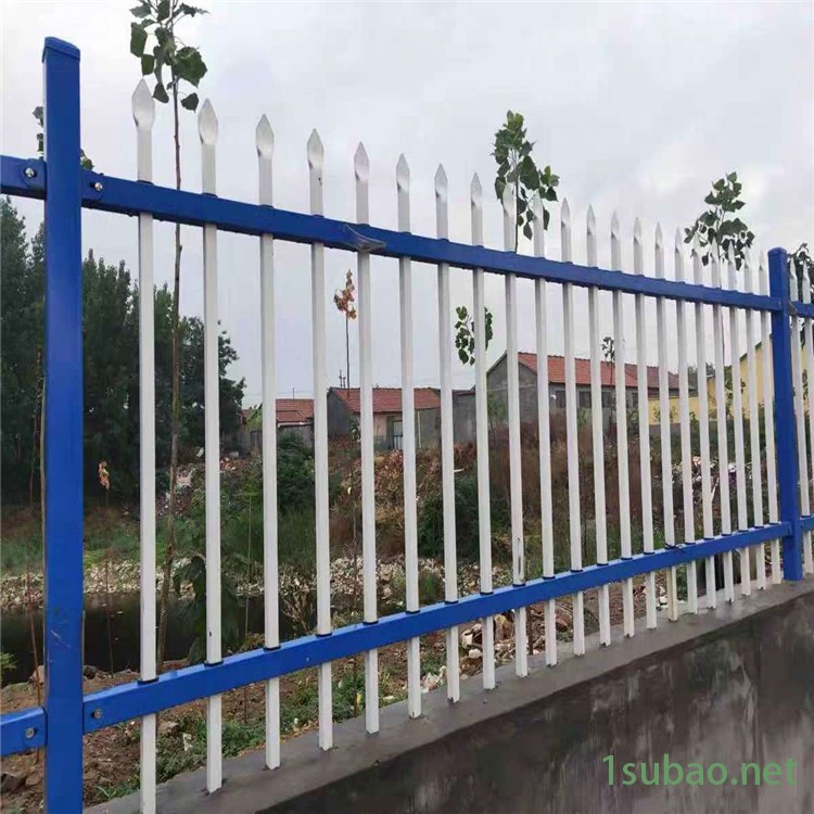 小区围栏港天工厂公司厂区金属围墙锌钢护栏网院子庭院别墅栅栏杆防护图2