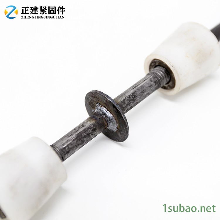 济南止水螺杆厂家规格  新型三段双头螺杆 m18通丝穿墙螺杆 止水对拉丝杆 量大更优惠图2
