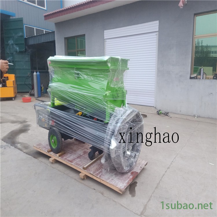 兴昊厂家生产 砂浆螺杆搅拌一体灌浆泵 轻钢别墅输送泵 XH-90聚苯颗粒水泥输送机图2
