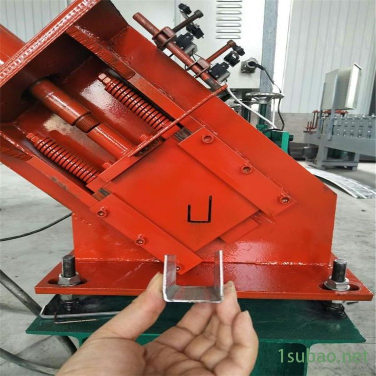 沧州宏霖机械供应金属冷弯成型设备C型拼装房梁设备80重型货架横梁设备图5