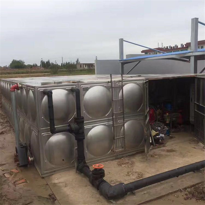 瑞宸 圆形保温水箱 5吨塑料水箱设备 不锈钢方形消防水箱