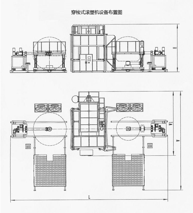 穿梭式設備占地圖