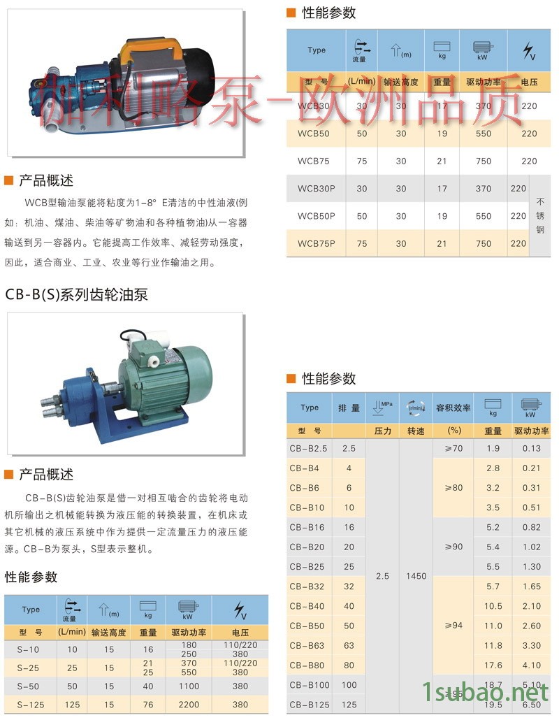 RCB系列沥青保温泵,【伽利略Galileo》欧洲品质】