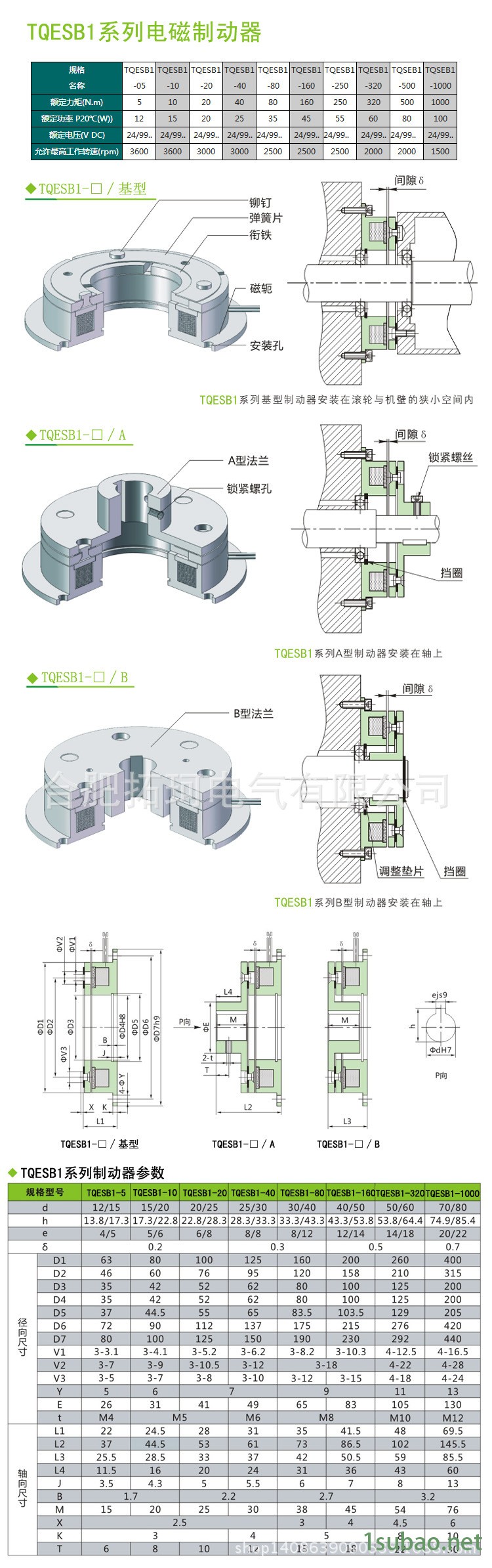 TQESB1参数