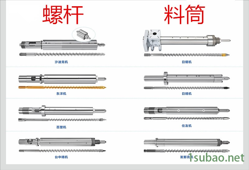 注塑机料杆_pvc注塑机专用螺杆_