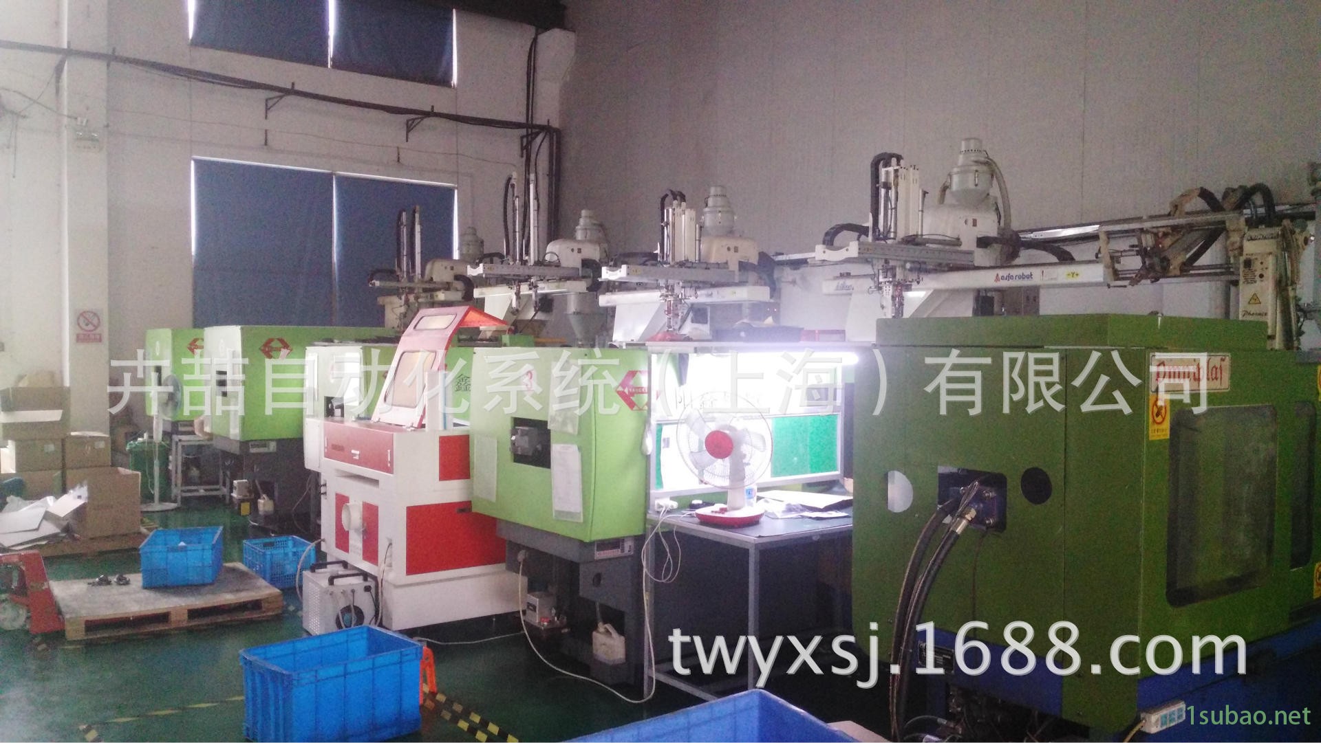 臺灣陽鑫成型機，客戶現場