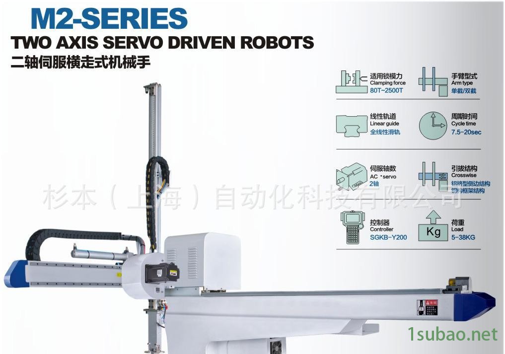 二轴伺服横走式机械手——杉本科技