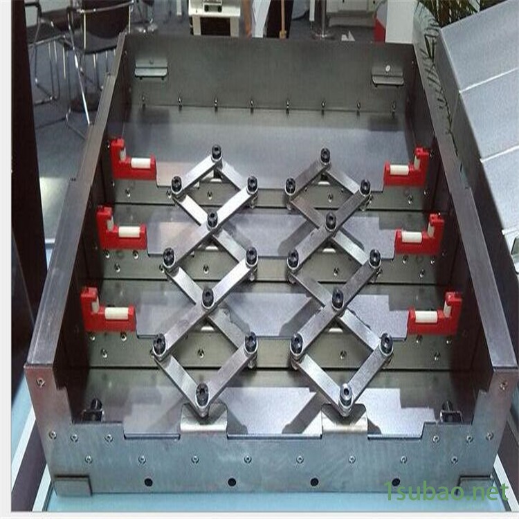 龍門銑床鋼板防護罩 加工中心伸縮蓋板防塵罩 VMC1060加工中心Y軸防護罩 量大優惠