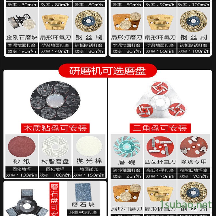 舊環氧地坪研磨機 天津益工 固化地坪拋光機