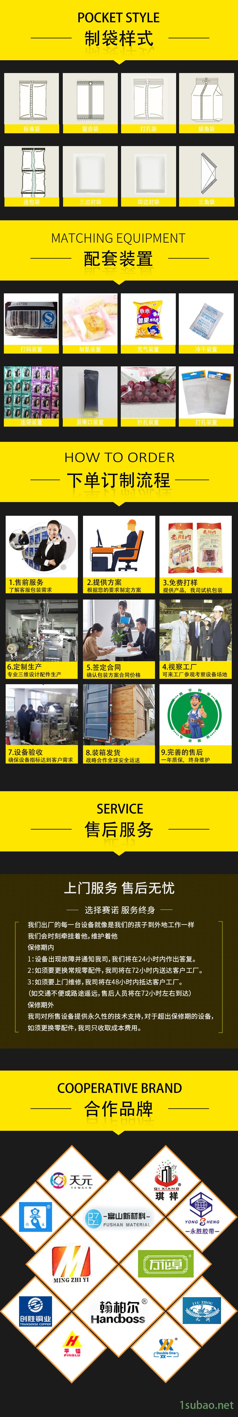 手套枕式包裝機三邊封勞保手套包裝機可全自動點數下料賽諾廠家