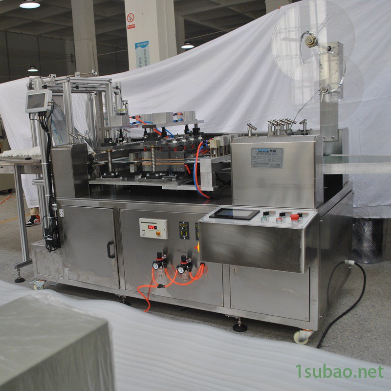 賽諾四邊封包裝機高速獨立無紡布口罩包裝機